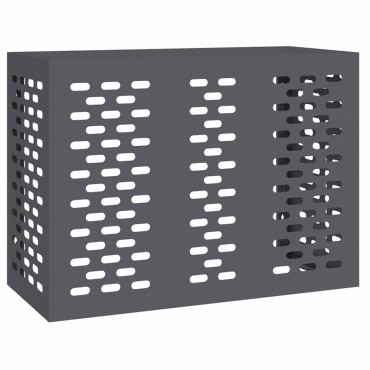 vidaXL Κάλυμμα κλιματιστικού Ανθρακί 110 x 50 x 80 cm