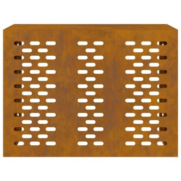 vidaXL Κάλυμμα κλιματιστικού Σκ rusty 110 x 50 x 80 cm