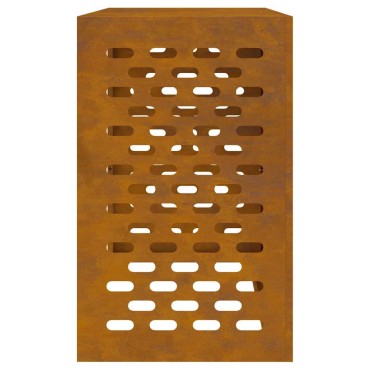 vidaXL Κάλυμμα κλιματιστικού Σκ rusty 110 x 50 x 80 cm