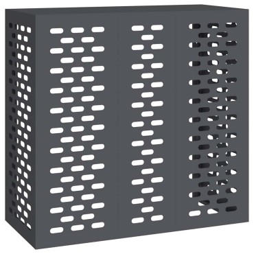 vidaXL Κάλυμμα κλιματιστικού Ανθρακί 110 x 50 x 105 εκ