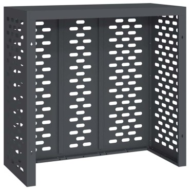 vidaXL Κάλυμμα κλιματιστικού Ανθρακί 110 x 50 x 105 εκ
