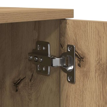 vidaXL Ντουλάπι αποθήκευσης 2 τεμ. Artisan Oak 127x41x40 εκ
