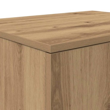 vidaXL Ντουλάπι αποθήκευσης 2 τεμ. Artisan Oak 127x41x40 εκ