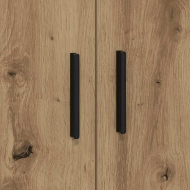 vidaXL Ντουλάπι αποθήκευσης 2 τεμ. Artisan Oak 103x41x40 εκ