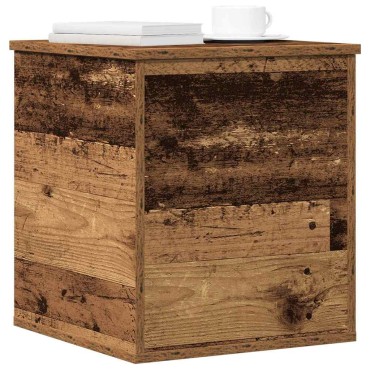 vidaXL Κουτί αποθήκευσης Παλιό Ξύλο 40x42x46cm Επεξεργασμένο Ξύλο