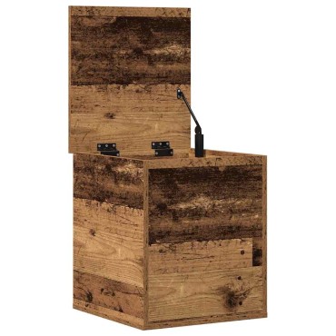 vidaXL Κουτί αποθήκευσης Παλιό Ξύλο 40x42x46cm Επεξεργασμένο Ξύλο