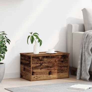 vidaXL Κουτί αποθήκευσης Παλιό Ξύλο 60x35x35cm Επεξεργασμένο Ξύλο