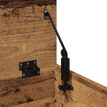 vidaXL Κουτί αποθήκευσης Παλιό Ξύλο 60x35x35cm Επεξεργασμένο Ξύλο