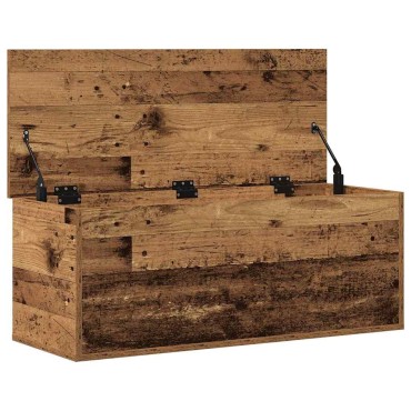 vidaXL Κουτί αποθήκευσης Παλιό Ξύλο 90x35x35cm Επεξεργασμένο Ξύλο