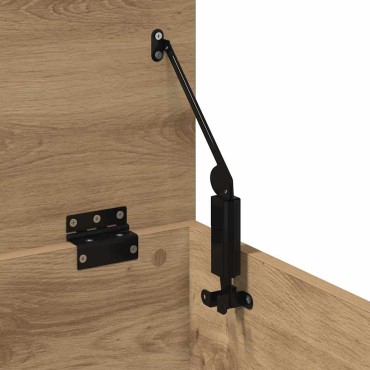 vidaXL Κουτί αποθήκευσης με αποθήκευση Artisan Oak 90x35x35cm