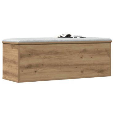 vidaXL Κουτί αποθήκευσης Artisan Oak 102x35x35cm