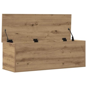 vidaXL Κουτί αποθήκευσης Artisan Oak 102x35x35cm