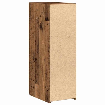 vidaXL Πλαϊνό γραφείο με συρτάρι Παλιό ξύλο 30x42,5x93cm 1 τεμ.