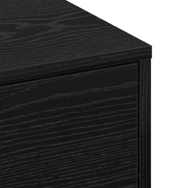vidaXL Τραπεζάκι σαλονιού Μαύρη Οξυά 90x90x28cm 1 τεμ.