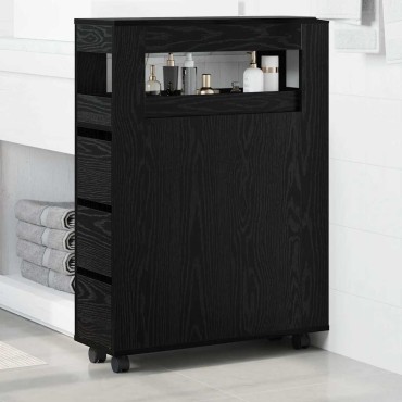 vidaXL Σετ Επίπλων Μπάνιου 65x23x87cm Επεξεργασμένο ξύλο