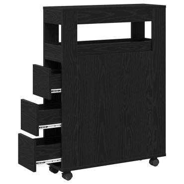 vidaXL Σετ Επίπλων Μπάνιου 65x23x87cm Επεξεργασμένο ξύλο
