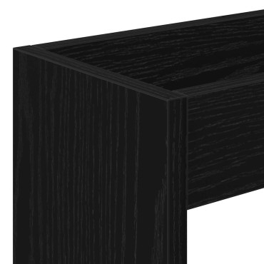 vidaXL Λεπτό Καρότσι Αποθήκευσης Μαύρη Οξυά 60x18x70 εκ