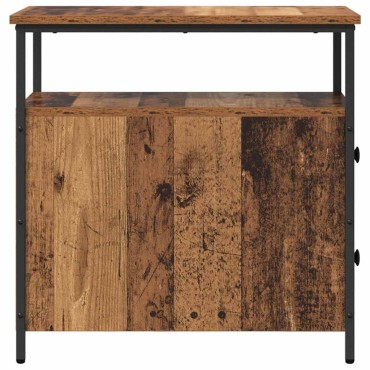 vidaXL Κομοδίνο Παλαιό ξύλο 30x60x60cm Επεξεργασμένο ξύλο 1 τεμ.