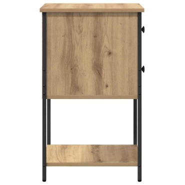 vidaXL Κομοδίνο artisan δρυς 32x42x70cm Επεξεργασμένο ξύλο 1 τεμ.