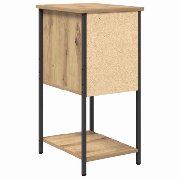 vidaXL Κομοδίνο artisan δρυς 32x42x70cm Επεξεργασμένο ξύλο 1 τεμ.