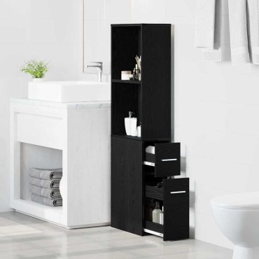 vidaXL Σετ Επίπλων Μπάνιου 22x41x135cm Επεξεργασμένο ξύλο