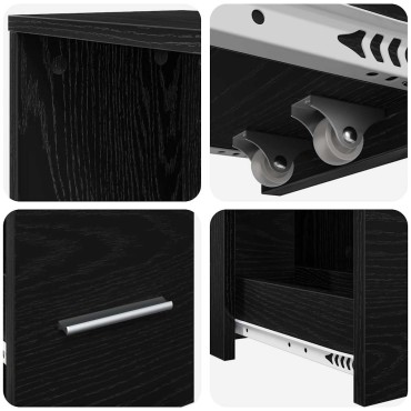 vidaXL Σετ Επίπλων Μπάνιου 22x41x135cm Επεξεργασμένο ξύλο