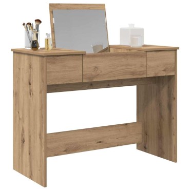 vidaXL Καλλυντικού Τραπέζι Artisan Oak 100x45x76cm