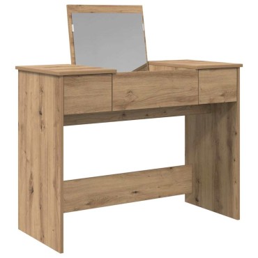 vidaXL Καλλυντικού Τραπέζι Artisan Oak 100x45x76cm
