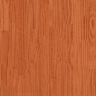 vidaXL Κομοδίνο 2 τεμ. Κερωτό καφέ 37x35x18,5cm Μασίφ ξύλο πεύκου