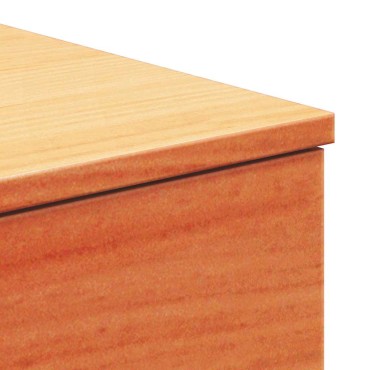 vidaXL Κομοδίνο 2 τεμ. Κερωτό καφέ 37x35x18,5cm Μασίφ ξύλο πεύκου