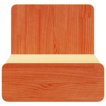 vidaXL Κομοδίνο Κερωτό καφέ 44x32,5x40cm Μασίφ ξύλο πεύκου 1 τεμ.