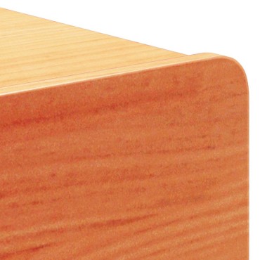 vidaXL Κομοδίνο Κερωτό καφέ 44x32,5x40cm Μασίφ ξύλο πεύκου 1 τεμ.