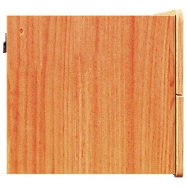 vidaXL Κομοδίνο Κερωτό καφέ 39x34x33cm Μασίφ ξύλο πεύκου 1 τεμ.