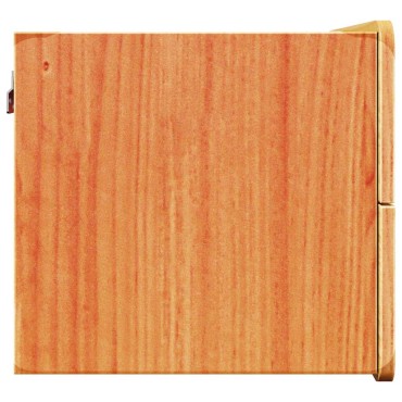 vidaXL Κομοδίνο 2 τεμ. Καφέ 39x34x33cm Μασίφ ξύλο πεύκου