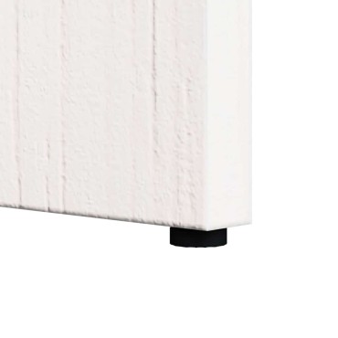 vidaXL Τραπεζάκι σαλονιού Λευκό 50x40x50cm Μασίφ ξύλο πεύκου 1 τεμ.