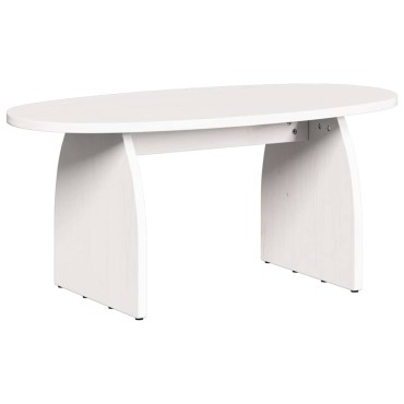 vidaXL Τραπεζάκι σαλονιού Λευκό 80x40x35cm Στερεά ξυλεία πεύκου 1 τεμ.