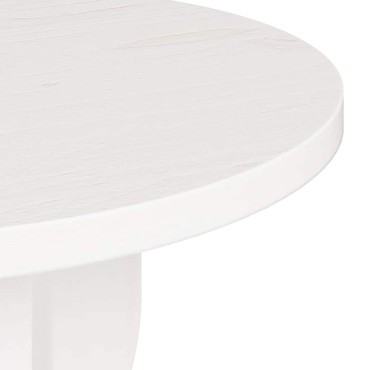 vidaXL Τραπεζάκι σαλονιού Λευκό 39,5x39,5x53,5 εκ 1 τεμ.