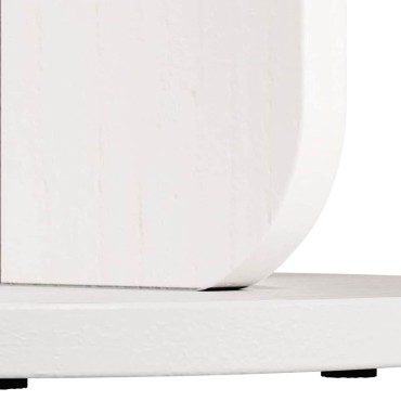 vidaXL Τραπεζάκι σαλονιού Λευκό 39,5x39,5x53,5 εκ 1 τεμ.