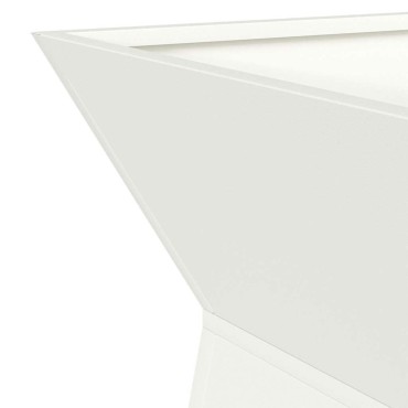 vidaXL Γλάστρα Πυλώνας 2 τμχ. Λευκό 35 x 35 x 73 εκ.