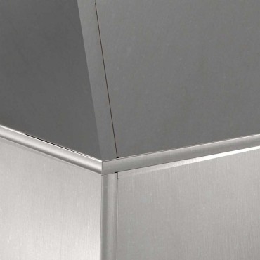 vidaXL Γλάστρα Πυλώνας 2 τμχ. Ασημί 35 x 35 x 73 εκ.