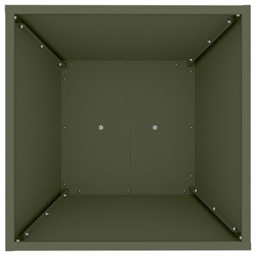 vidaXL Γλάστρα Πυλώνας 2 τμχ. Ελιά 40 x 40 x 100 cm