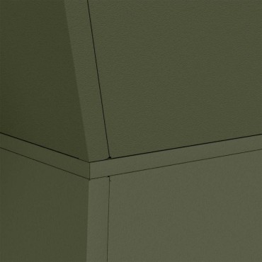 vidaXL Γλάστρα Πυλώνας 2 τμχ. Ελιά 40 x 40 x 100 cm