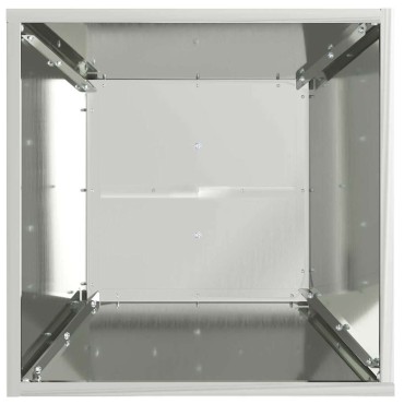 vidaXL Γλάστρα Πυλώνας 2 τμχ. Ασημί 40 x 40 x 100 cm