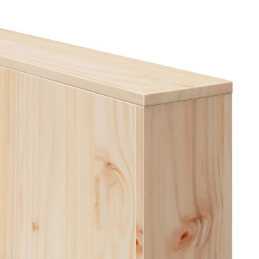 vidaXL Καναπές Κήπου Φυσικό 185,5x60x62cm Στερεά ξυλεία πεύκου