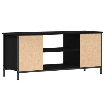 vidaXL Ντουλάπι TV 102x35x45cm Μαύρη Οξυά Επεξεργασμένο Ξύλο