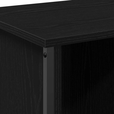 vidaXL Ντουλάπι TV 102x35x45cm Μαύρη Οξυά Επεξεργασμένο Ξύλο