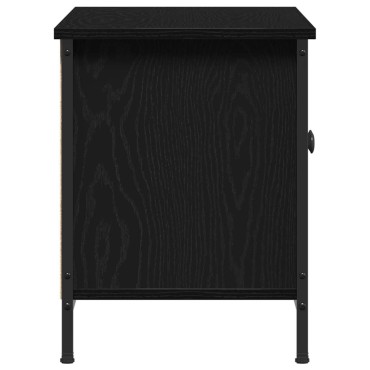 vidaXL Ντουλάπι TV 100x35x45cm Μαύρη Οξυά Επεξεργασμένο Ξύλο