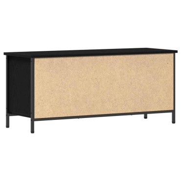 vidaXL Ντουλάπι TV 100x35x45cm Μαύρη Οξυά Επεξεργασμένο Ξύλο