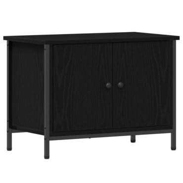 vidaXL Ντουλάπι TV 60x35x45cm Μαύρη Οξυά Επεξεργασμένο Ξύλο