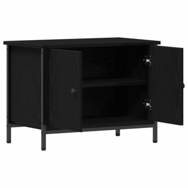 vidaXL Ντουλάπι TV 60x35x45cm Μαύρη Οξυά Επεξεργασμένο Ξύλο